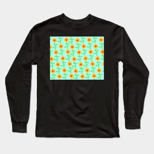 Spring sunflower pattern Long Sleeve T-Shirt